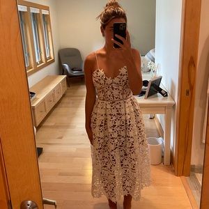 Self Portrait Azaelea guipure lace dress size 4